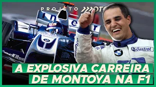 COMO FOI A EXPLOSIVA CARREIRA DE JUAN PABLO MONTOYA NA F1