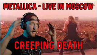 REACTION - Metallica - 'Creeping Death' - Live in Moscow