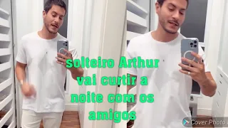 Arthur Aguiar: meu pensamento é só em você preciso mim distrair um pouco fica só não é fácil