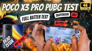 Poco X3 Pro Pubg Test, Heating and Battery Test | Pubg gameplay on Poco X3 Pro on 60 fps Graphics