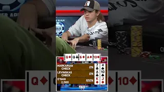 OMG! Royal Flush at World Series of Poker!? #shorts