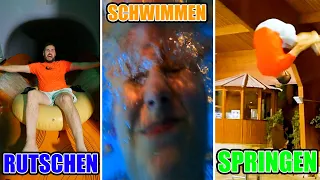 SCHWIMMBAD DUELL! Nachts alleine mit @itskaantastic & Cutterin Lena