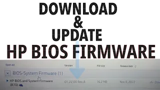 2024: How to Update Latest BIOS Firmware on A HP Desktop PC/Laptop