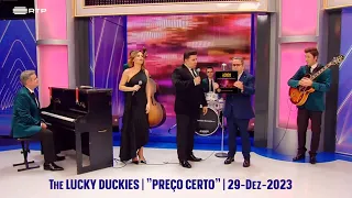 The Lucky Duckies | "I Saw Mommy Kissing Santa Claus" no "Preço Certo" TV show RTP1 (29-Dec-2023)