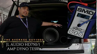 JL AUDIO HD750/1 AMP DYNO TEST!