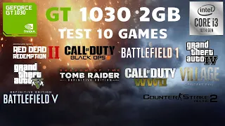 GT 1030 2GB GDDR5 - Test 10 Games in 2024 [Benchmark]