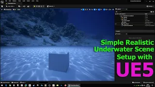 Simple Realistic Underwater Scene for Unreal Engine 5