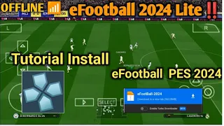 Terbaru Cara Install EfootBall PES 2024 Di android