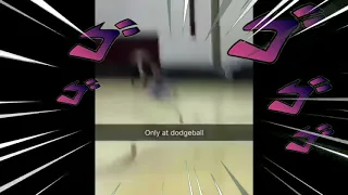 Best Dodgeball Dodge ever but its JoJo