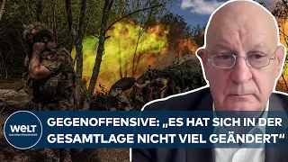 UKRAINE-KRIEG: „Auch nach zwei Monaten Gegenoffensive erleben wir eher taktische Gegenstöße“