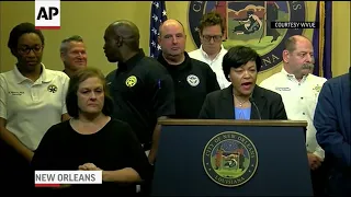 New Orleans Mayor: city 'spared' by storm