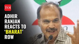 Adhir Ranjan Chowdhury slams Centre: 'Bharat' name change is a step towards changing Constitution