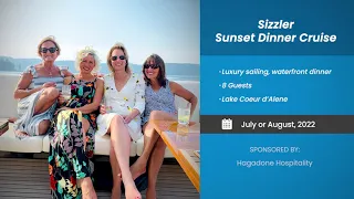 Auction Item #2 - Sunset Dinner Cruise on Sizzler - Dogsmile Fundraiser - 2021