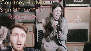 STILL BLOWN AWAY! - Courtney Hadwin  -Sign Of the Times – Live - REACTION