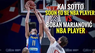 Kai Sotto Vs Boban Marjanović - FULL HIGHLIGHTS - FIBA OQT 2021