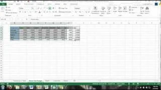 Excel Tutorial: How to Transpose a Table in Excel Change From Verticle to Horizontal 2010, 2013