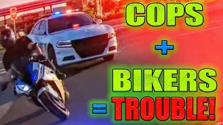 COOL & ANGRY COPS VS BIKERS 2020 - BIKERS IN TROUBLE