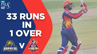 33 Runs In 1 Over First Time In PSL History | Quetta vs Karachi | Match 29 | HBL PSL 6 | MG2L