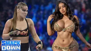 WWE Full Match - Rounda Rousey Vs. Ame Chan : SmackDown Live Full Match