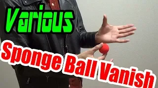 magic tricks/Various Sponge Ball Vanish/UHM