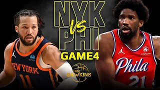 New York Knicks vs Philadelphia 76ers Game 4 Full Highlights | 2024 ECR1 | FreeDawkins