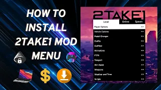 GTA V | Tutorial How to Install 2take1 Mod Menu + Injecting Menu in #gta5 #2take1