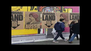 Australian artist peter drew takes his message to the streets