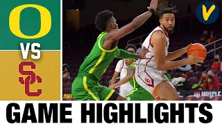Oregon vs #5 USC Highlights | 2022 College Basketball Highlights