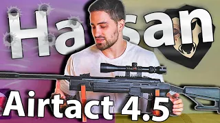 Hatsan Airtact 4.5 мм (ортопедический приклад, 3 Дж) видео обзор