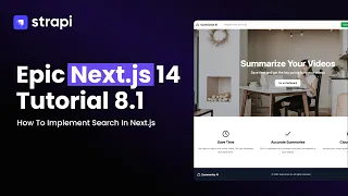 How To Implement Search In Next.js – Part 8.1 Epic Next.js Tutorial for Beginners