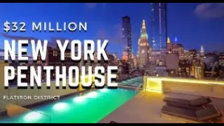 Inside a $32 MILLION New York City Penthouse with Rooftop Pool