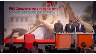 Programmkonferenz Europa: Sigmar Gabriel, Frank-Walter Steinmeier, Martin Schulz || #spdprogramm