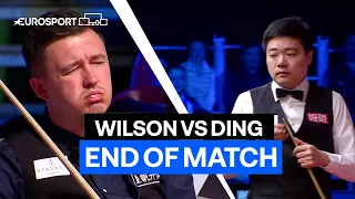 Ding Junhui manages to hold off Kyren Wilson and secures a 5-3 victory in style | Eurosport Snooker