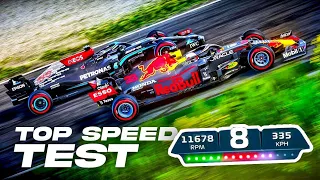 F1 2021 Top Speed Comparison (ALL CARS)