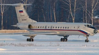 Ту-134АК RA-65690 Россия - ВВС Чкаловский Взлет. 02.2013