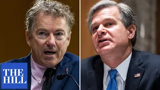 Sen. Rand Paul spars with FBI Director over FISA abuses and Trump investigations