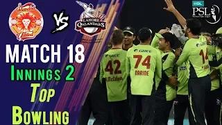 Sunil Narine Wickets | Lahore Qalandars Vs Islamabad United  | Match 18 | 8 March | HBL PSL 2018