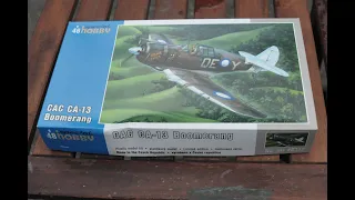 Inbox Review of the 1 48 CAC CA 13 Boomerang from Special Hobby V2.0