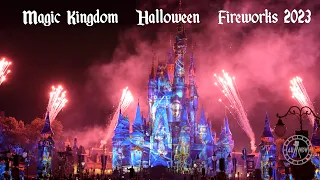 Disney's Not-So-Spooky Spectacular 2023 Fireworks in 4K | Magic Kingdom Halloween Walt Disney World
