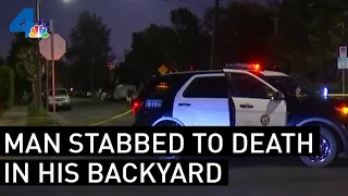 Man Stabbed to Death in Beverly Grove Backyard, Before Stabber Dies of Self-Inflicted Wounds | NBCLA