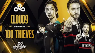 C9 vs. 100 - Playoffs Day 1 | LCS Spring Split | Cloud 9 vs. 100 Thieves | Game 3 (2022)