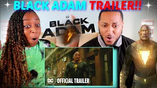 "Black Adam" Official Trailer REACTION!!