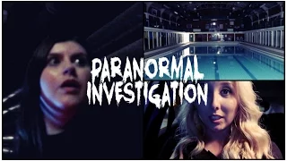 PARANORMAL INVESTIGATION IN HAUNTED SWIMMING POOL! | Ghostly Voices