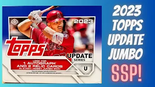 2023 Topps Update ⚾️ Jumbo Box **SSP Pull + 1 Auto + 2 Relics **