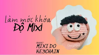 Làm móc khóa Độ Mixi bằng len (How to crochet Mixi Do keychain) | NancyMade