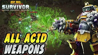 Turning The Map Green! 4 Acid Weapons Hazard 5 Challenge | Deep Rock Galactic Survivor