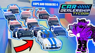 🔵ТОБИ МАРШАЛ УЕЗЖАЕТ ОТ 15 КОПОВ!!🔵COPS AND ROBBERS 4! | Car Dealership Tycoon