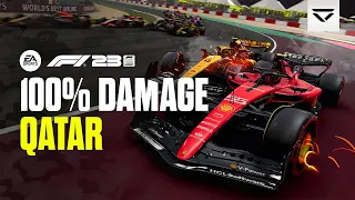 F1 23 Gameplay - Qatar GP 100% Damage