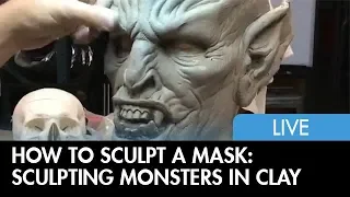 How To Sculpt A Monster Mask: Part 2