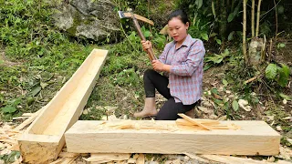 How to make Wooden crates to store food for Pigs | Harvesting Pineapples Goes to the market to sell